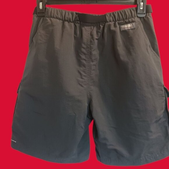 The North Face Mens Cargo Shorts Belted Lightweight Dark Gray Size Medium - Picture 2 of 16